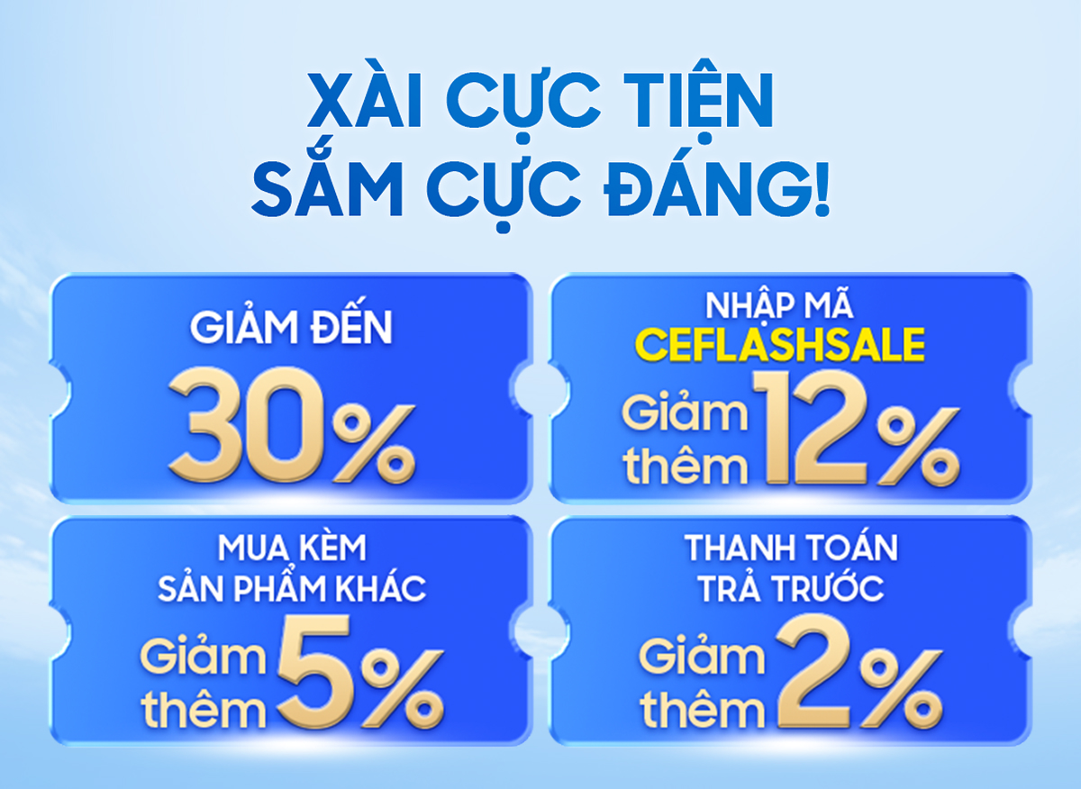 Xài cực tiện, sắm cực đáng