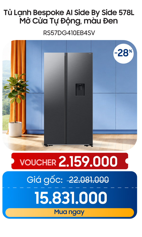 Tủ Lạnh Bespoke AI Side By Side 578L