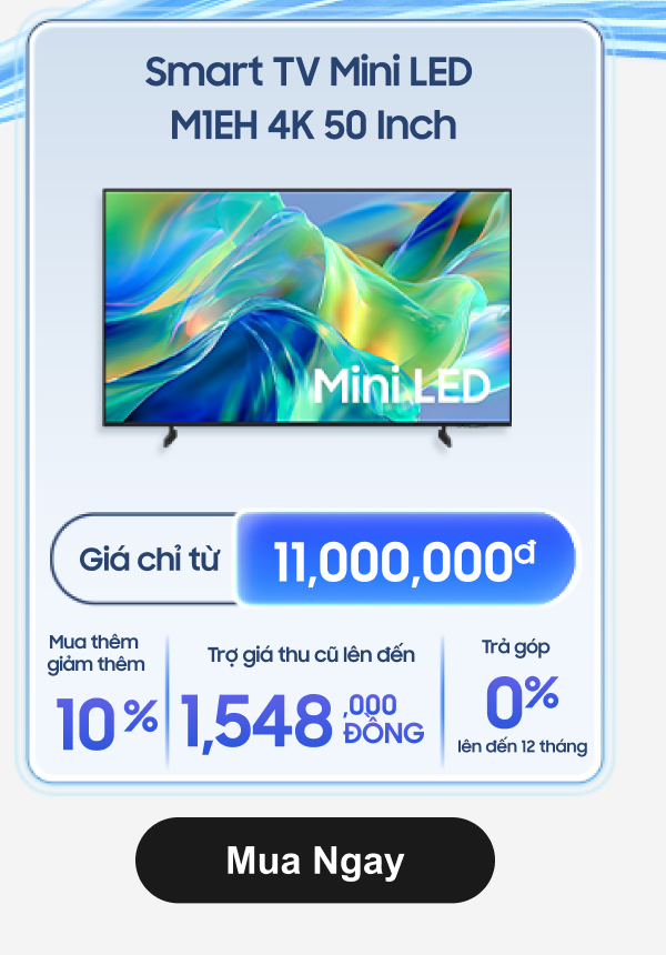 Smart TV Mini LED M1EH 4K 50 Inch