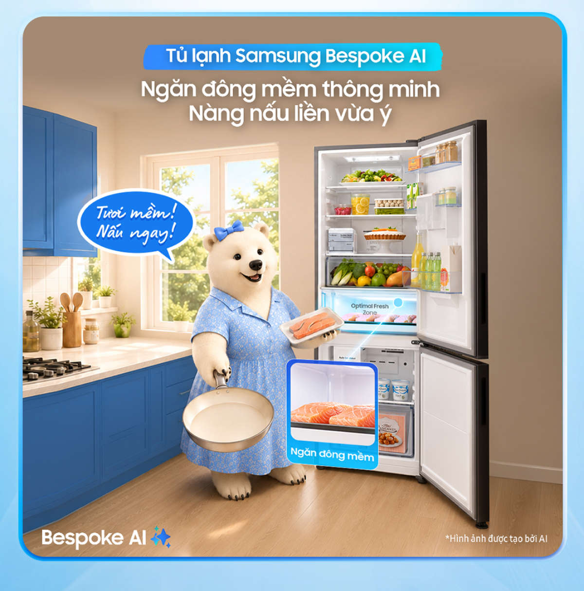 Tủ lạnh Samsung Bespoke AI