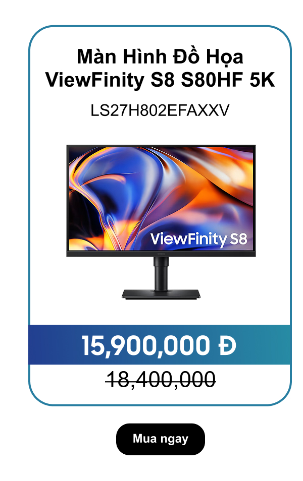Màn Hình Đồ Họa ViewFinity S8 S80HF 5K