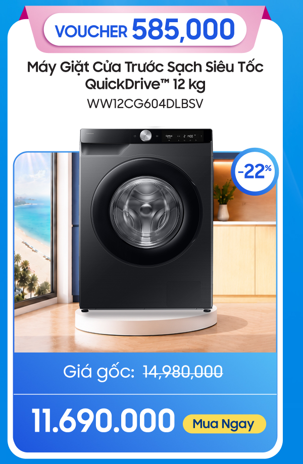 Máy Giặt Cửa Trước Sạch Siêu Tốc QuickDrive™ 12 kg