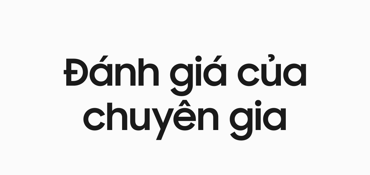 Đánh giá của chuyên gia