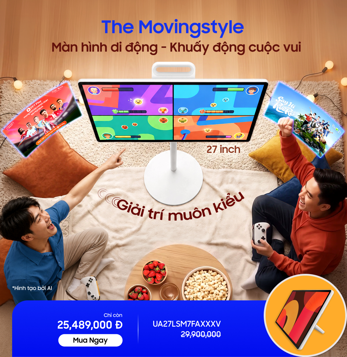 The Movingstyle Màn hình di động - Khuấy động cuộc vui