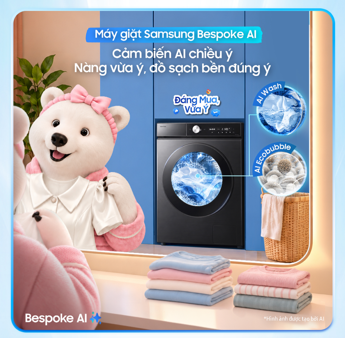 Máy giặt Samsung Bespoke AI